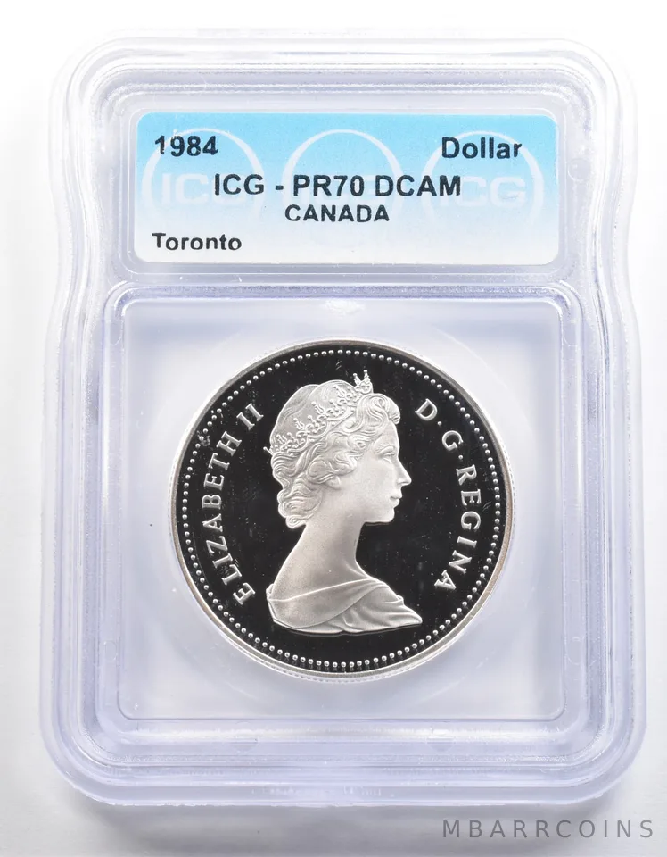 1984 Canada 1 Dollar Toronto PR70 DCAM ICG *4018