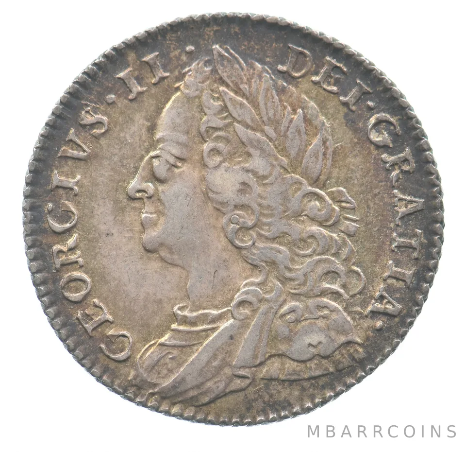 1757 Great Britain 6 Pence George II *6465
