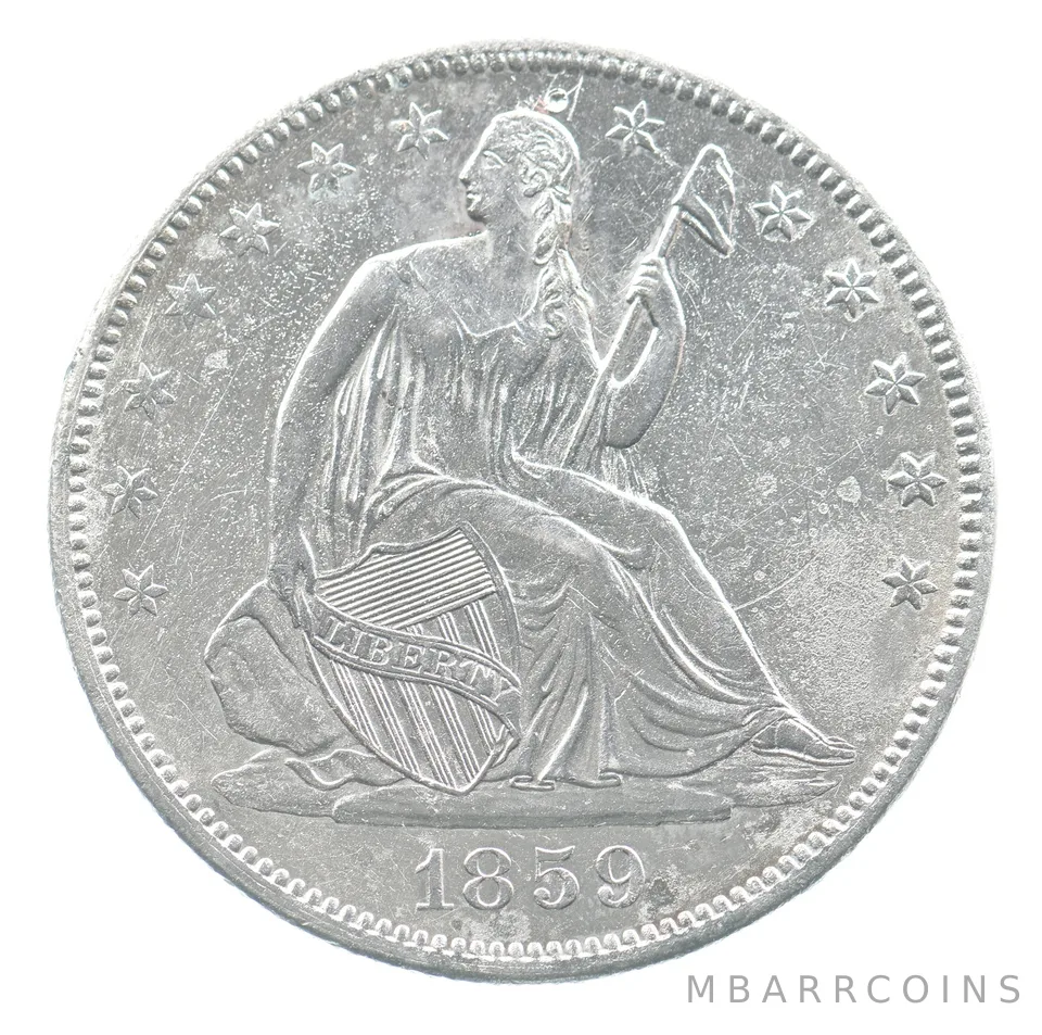 1859 Seated Liberty Half Dollar *3503
