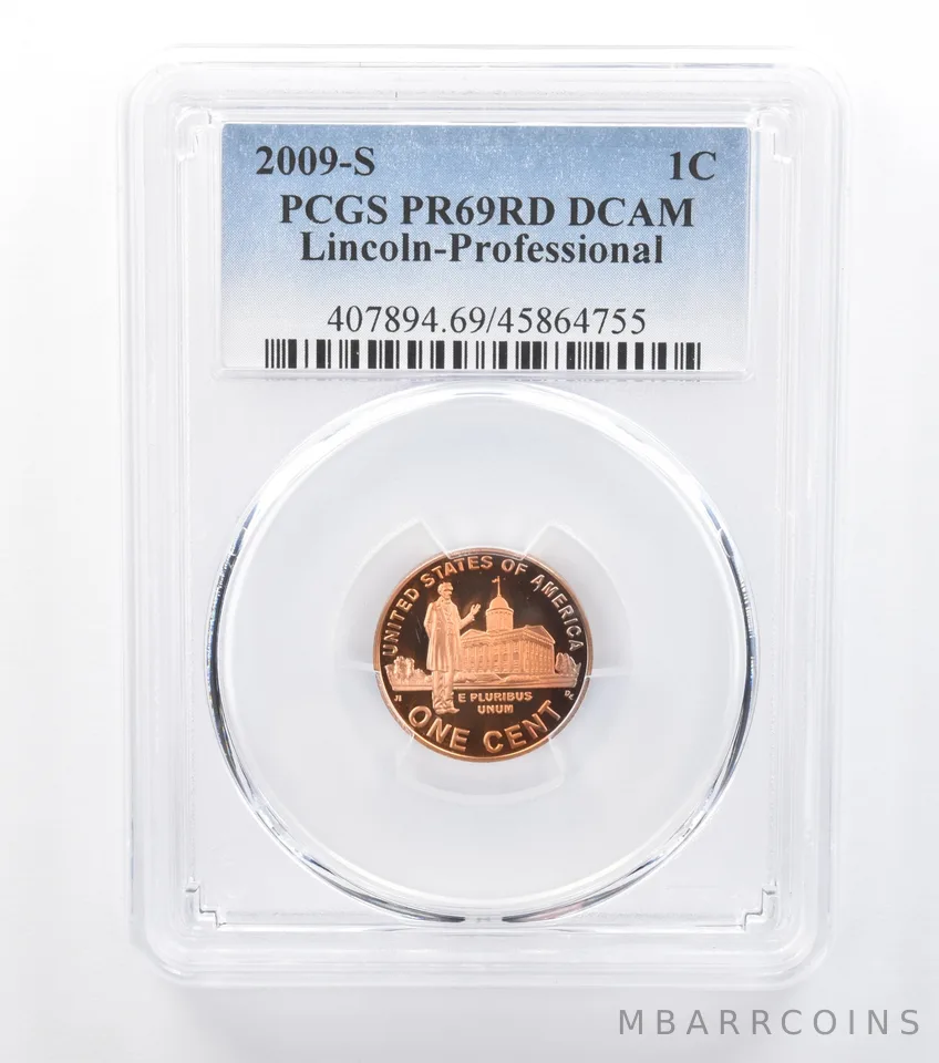 2009-S Lincoln Cent Professional Life PR69 RD DCAM PCGS Beautiful Tone *7737