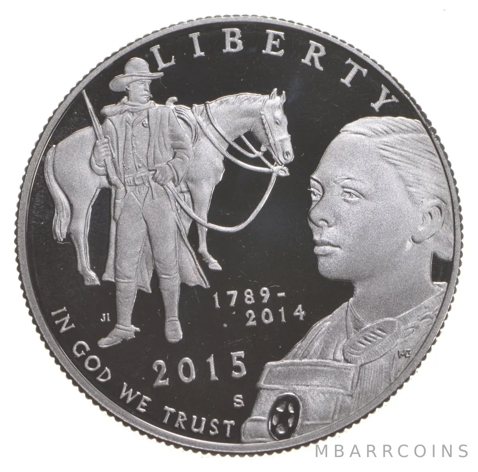 2015 Proof US Marshals Service Commemorative Half Dollar
