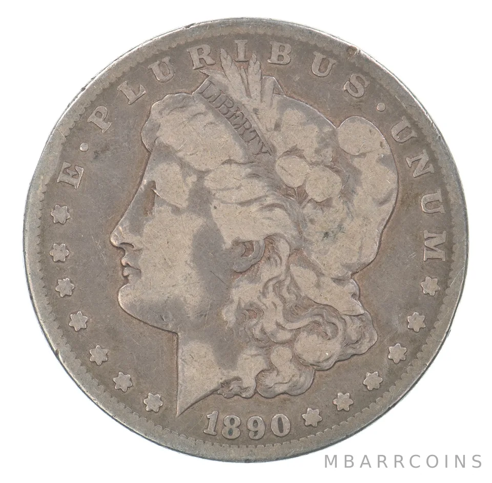 1890-CC Morgan Silver Dollar Beautiful Tone *6249