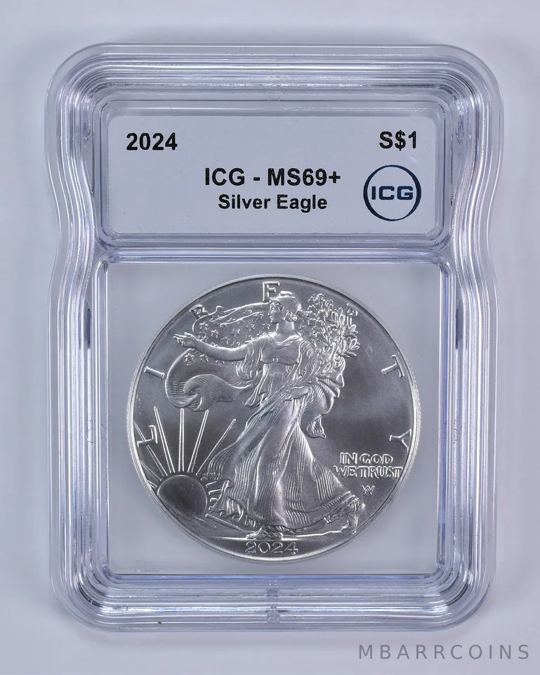 2024 American Silver Eagle MS69+ ICG
