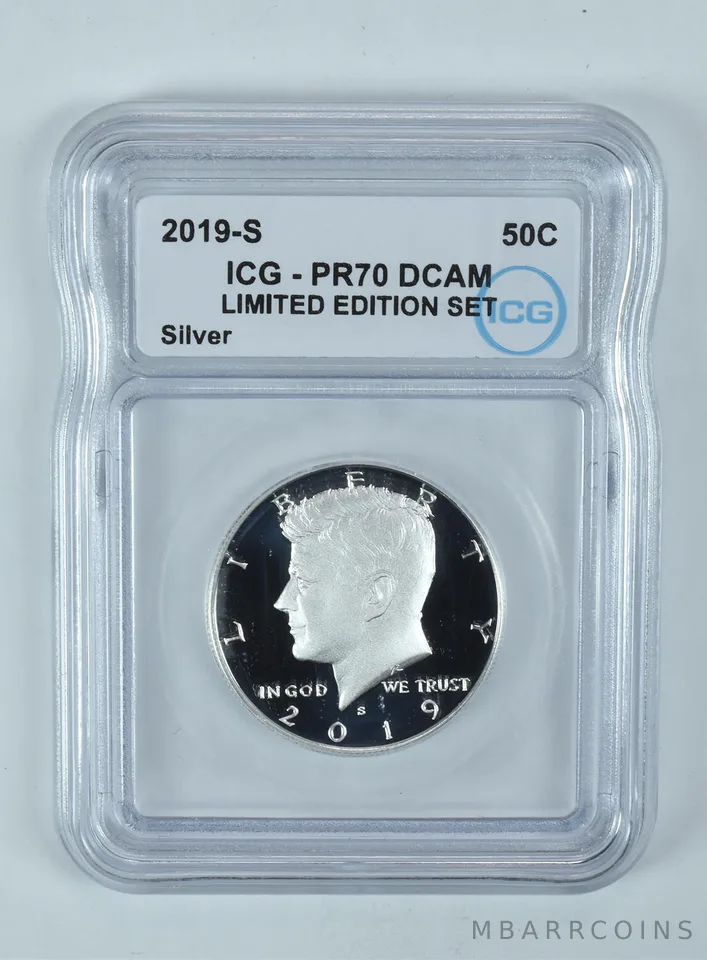 2019-S Kennedy Half Dollar Silver Limited Edition Set PR70 DCAM ICG