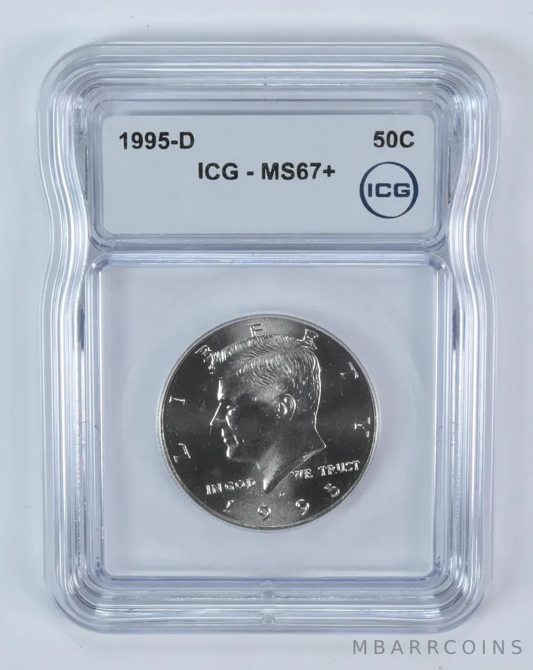 1995-D Kennedy Half Dollar MS67+ ICG