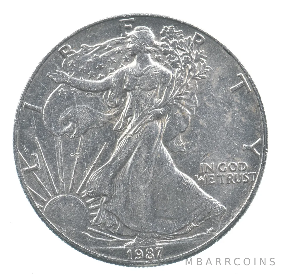 Better Date 1987 American Silver Eagle 1 Troy Oz .999 Fine Silver *904