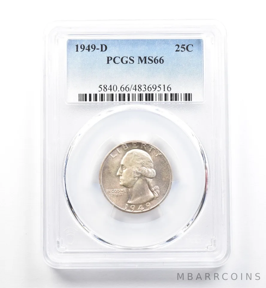 1949-D Washington Quarter MS66 PCGS *0173