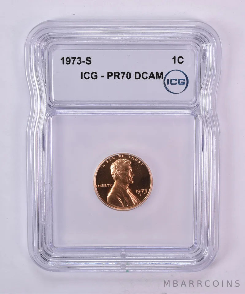 1973-S Lincoln Memorial Cent PR70 DCAM ICG