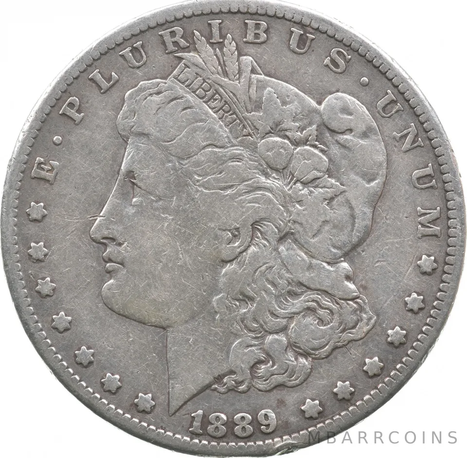 1889-CC Morgan Silver Dollar a2494