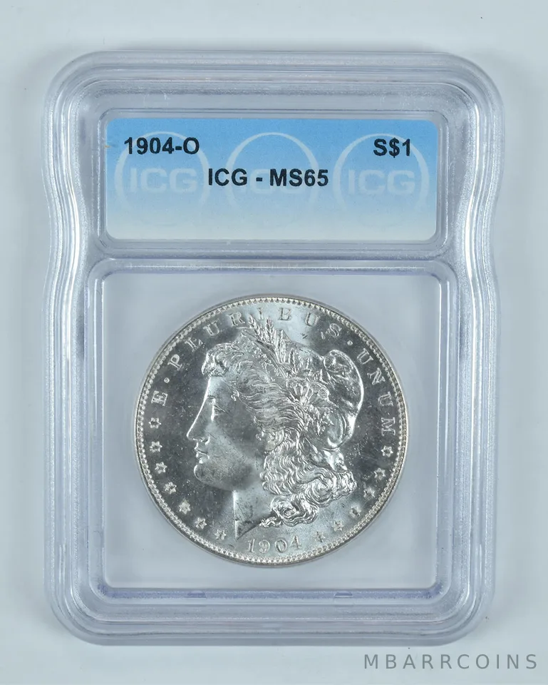 1904-O Morgan Silver Dollar MS65 ICG
