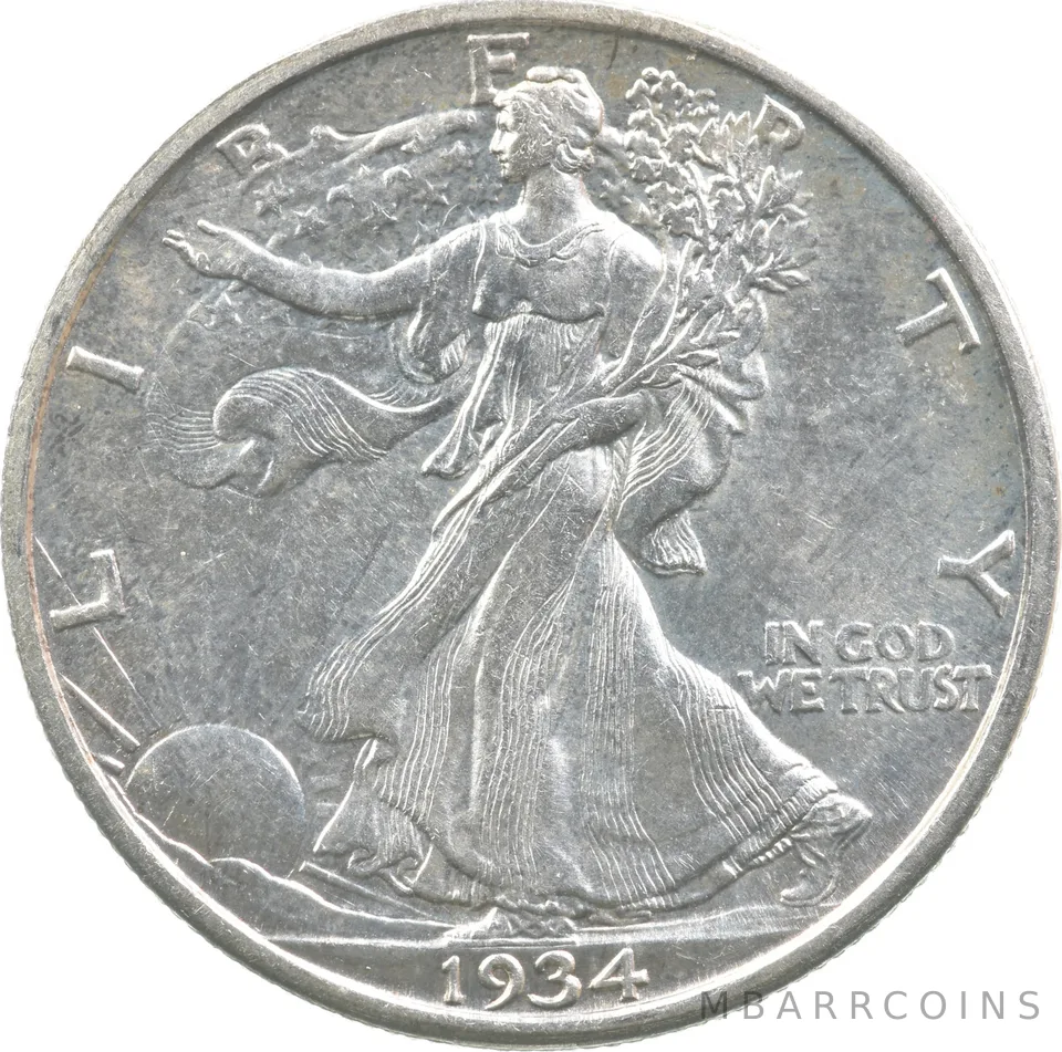 1934-S Walking Liberty Half Dollar *6244