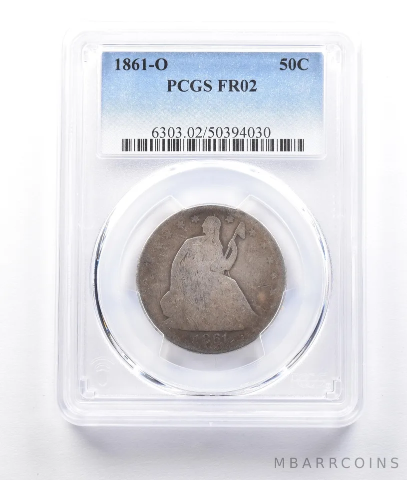 1861-O Seated Liberty Half Dollar FR02 PCGS Lowball *2640