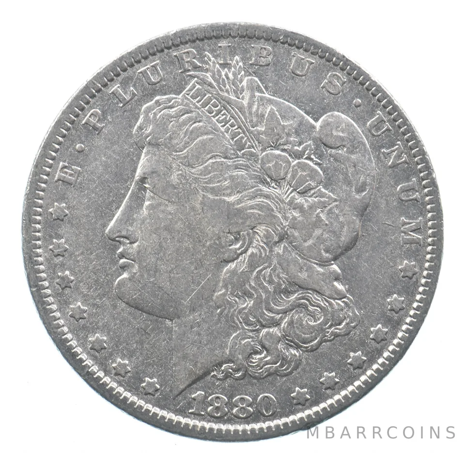 Early - 1880 Morgan Silver Dollar - 90% US Coin *996