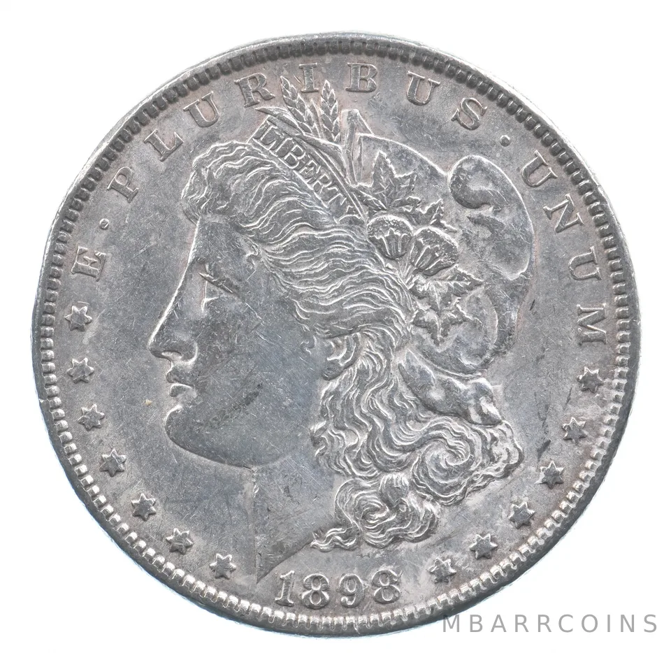 Better 1898 Morgan Silver Dollar - 90% US Coin - Nice Coin *579