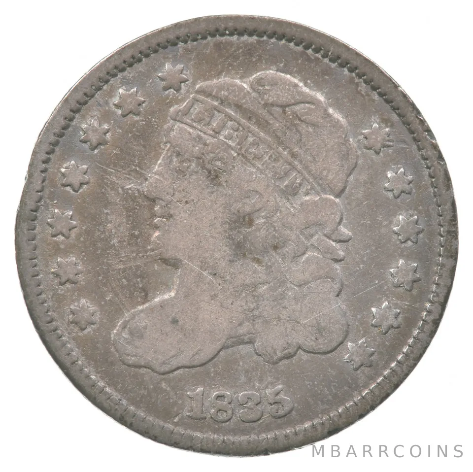 1835 Capped Bust Half Dime a7046
