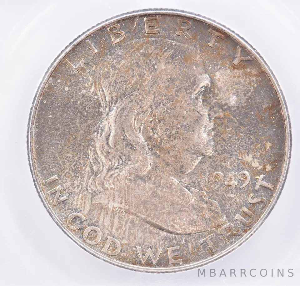 1949 Franklin Half Dollar MS66 FBL ICG Beautiful Tone *2158