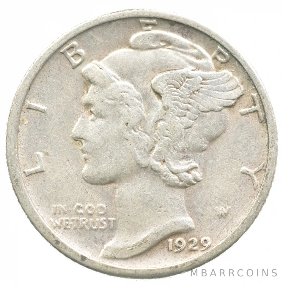 1929-S Mercury Dime DDO FS-101 *1510