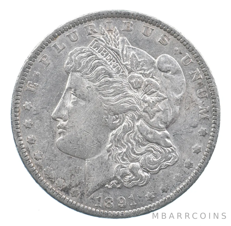 Better 1891 Morgan Silver Dollar - 90% US Coin - Nice Coin *302