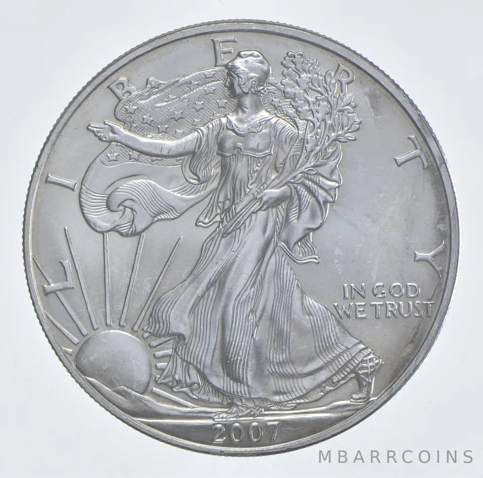 Better Date 2007 American Silver Eagle 1 Troy Oz .999 Fine Silver *516