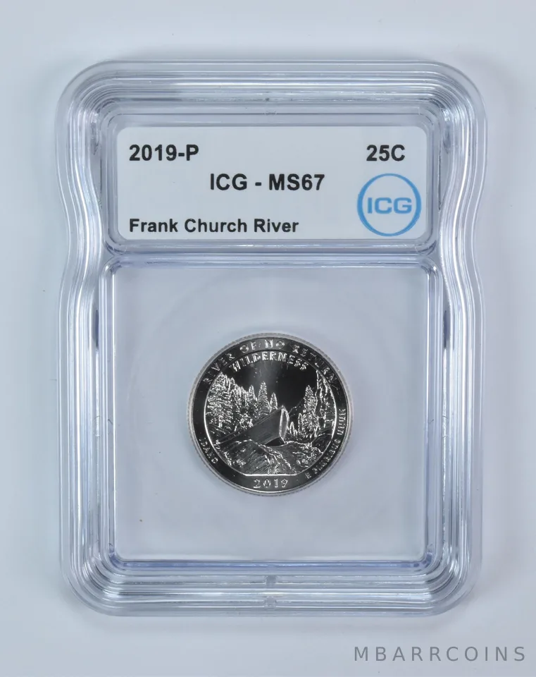 2019-P Washington Quarter ATB Frank Church River MS67 ICG