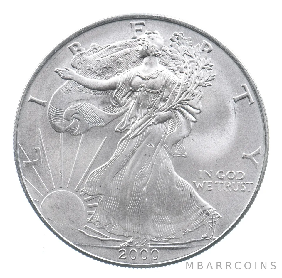 Better Date 2000 American Silver Eagle 1 Troy Oz .999 Fine Silver *712