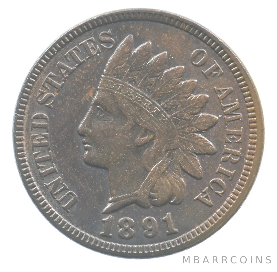 1891 Indian Head Cent *9354