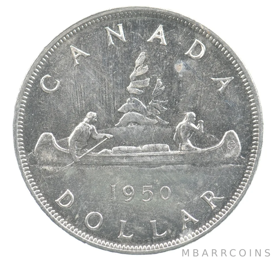 1950 Canada 1 Dollar Silver *4065