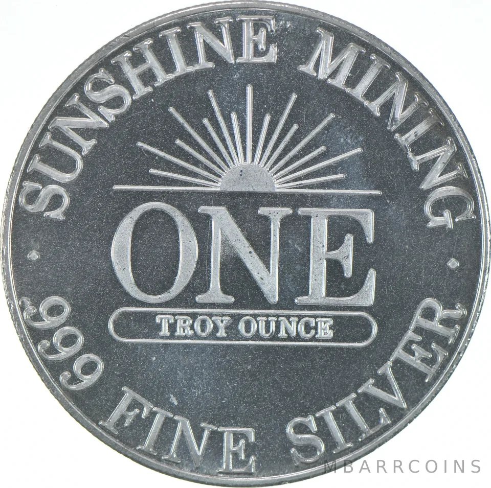 (1) 1 Oz .999 Fine Silver Assorted Silver Rounds - Our Choice