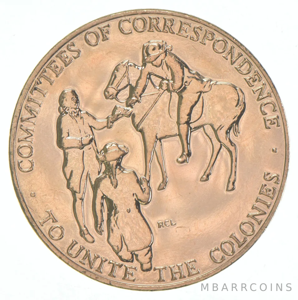 US Mint American Revolution Bicentennial Medals Unite the Colonies Medal