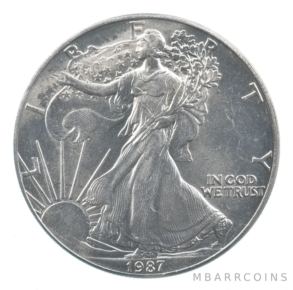 Better Date 1987 American Silver Eagle 1 Troy Oz .999 Fine Silver *905