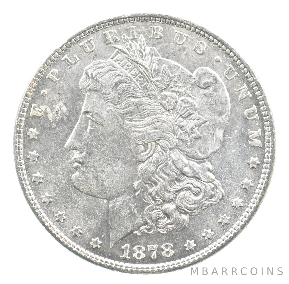 1878 7TF Morgan Silver Dollar Reverse Of 78 *1849