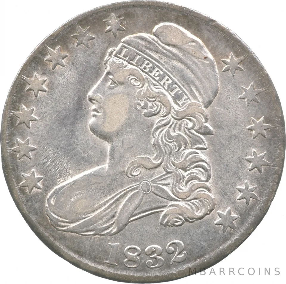 1832 Capped Bust Half Dollar 121a *8133