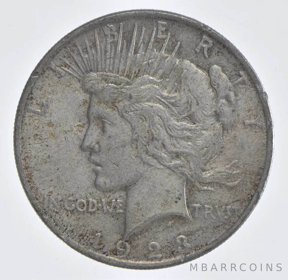 Better - 1923 Peace Silver Dollar - 90% US Coin *669