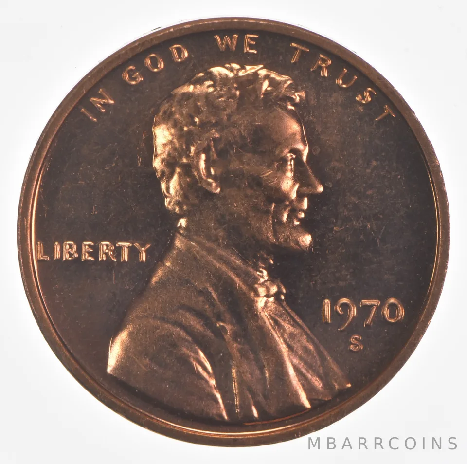 1970-S Lincoln Memorial Cent Proof