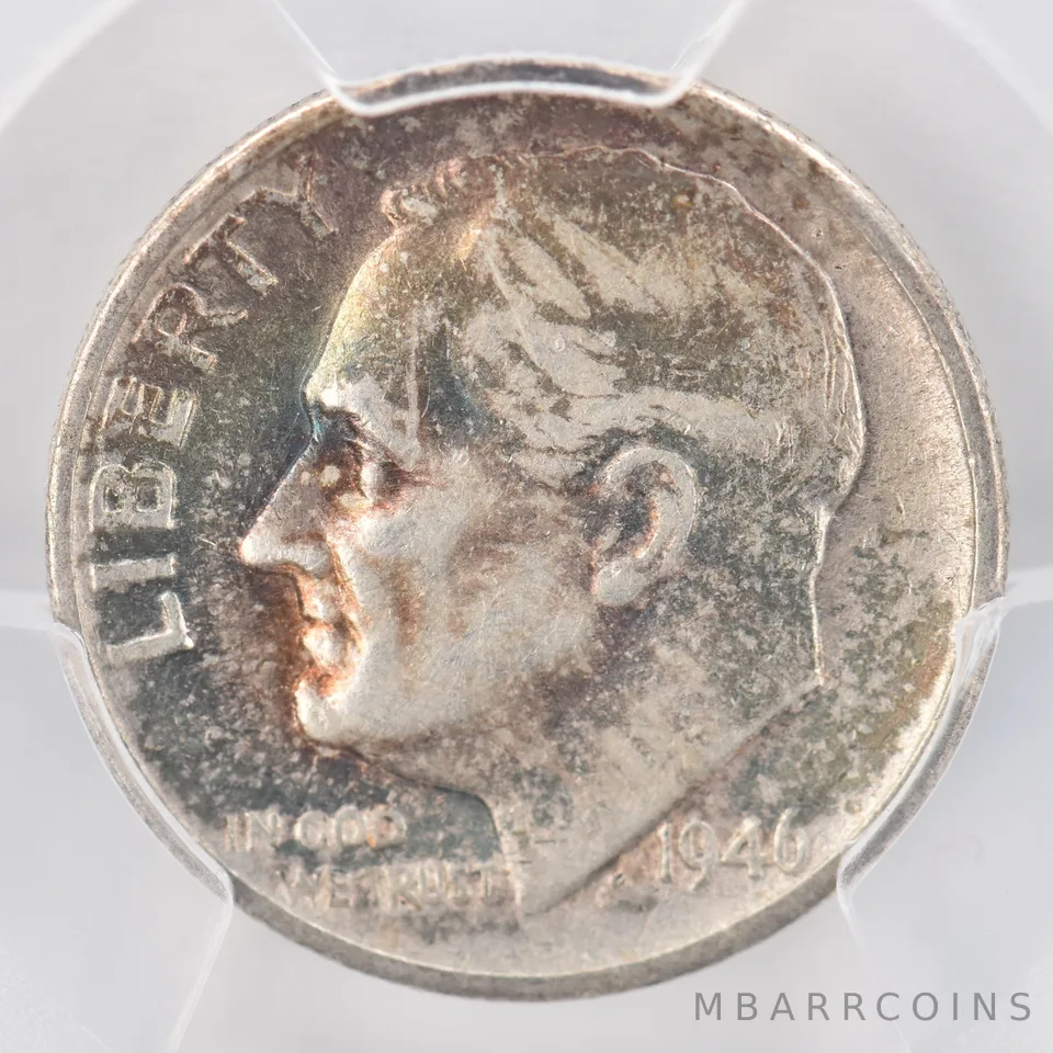 1946-S Roosevelt Dime VF35 PCGS Beautiful Tone *0761