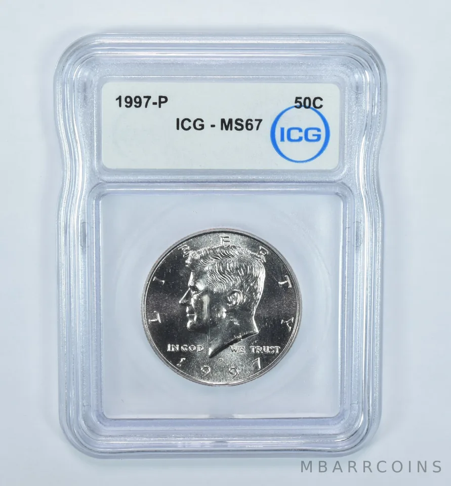 1997-P Kennedy Half Dollar MS67 ICG