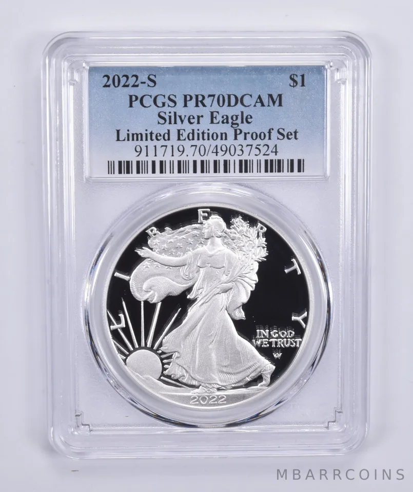 2022-S American Silver Eagle Limited Edition Silver Proof Set PR70 PCGS