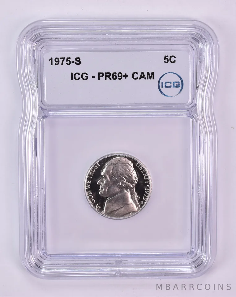 1975-S Jefferson Nickel PR69+ CAM ICG