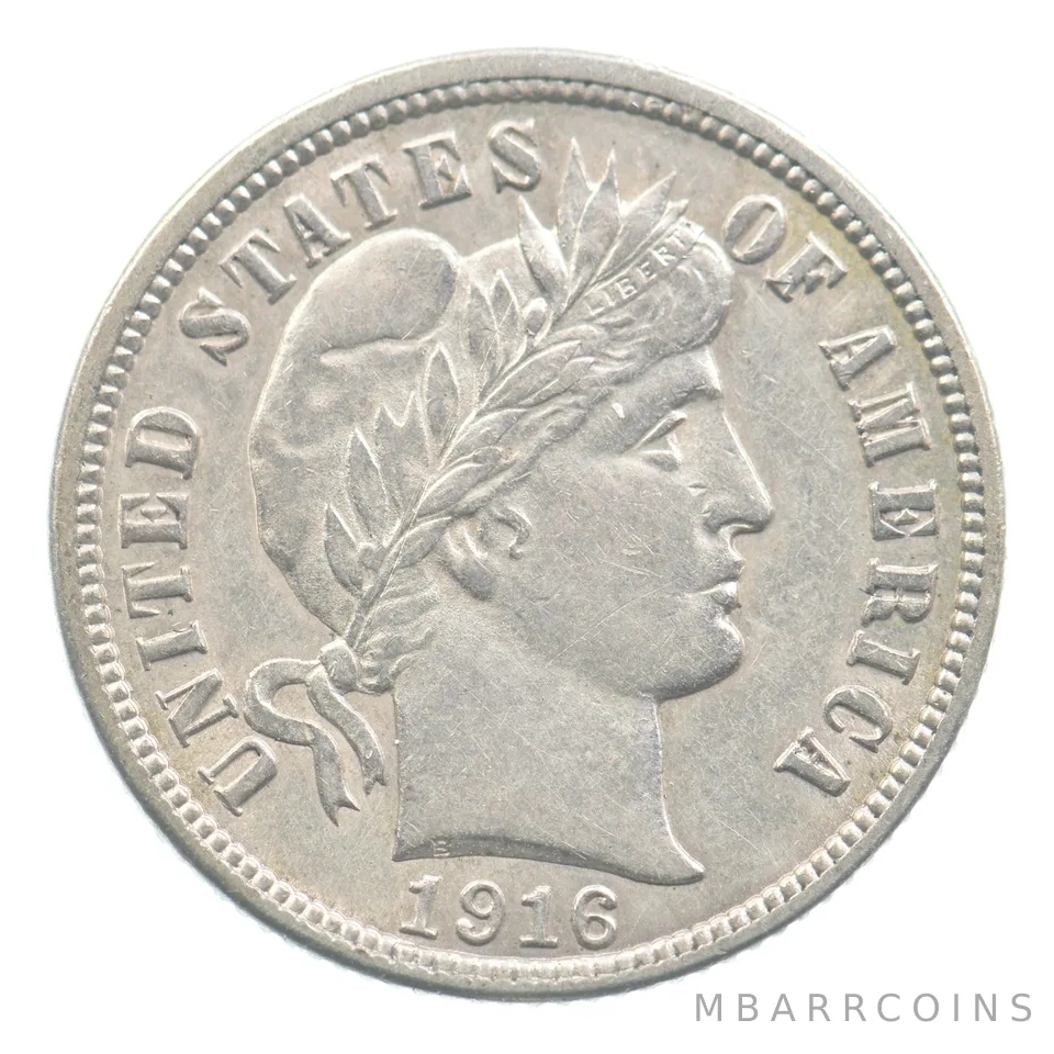 1916 Barber Dime *0001