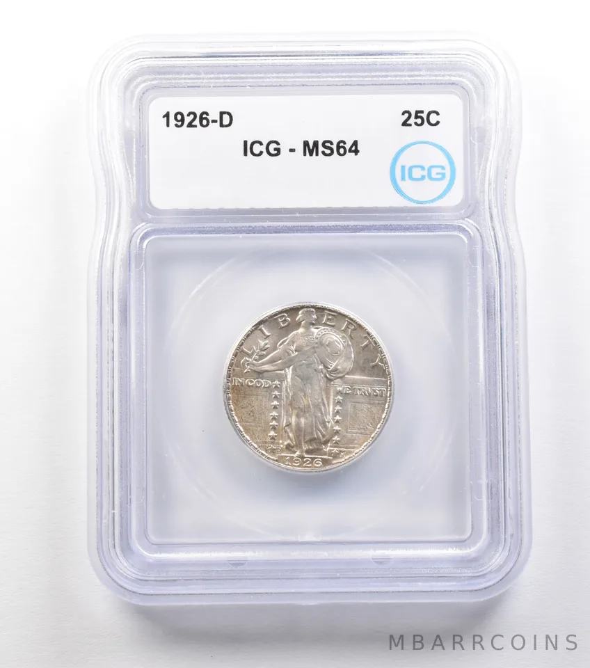 1926-D Standing Liberty Quarter MS64 ICG *1514