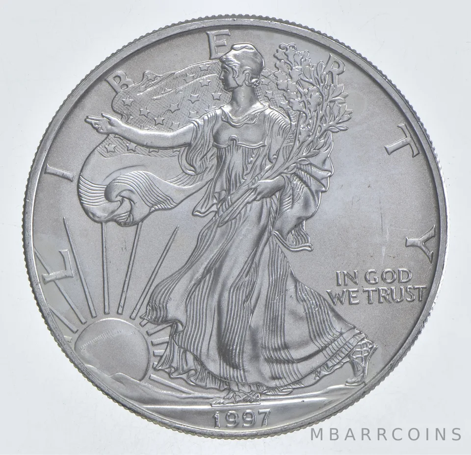 Better Date 1997 American Silver Eagle 1 Troy Oz .999 Fine Silver *371