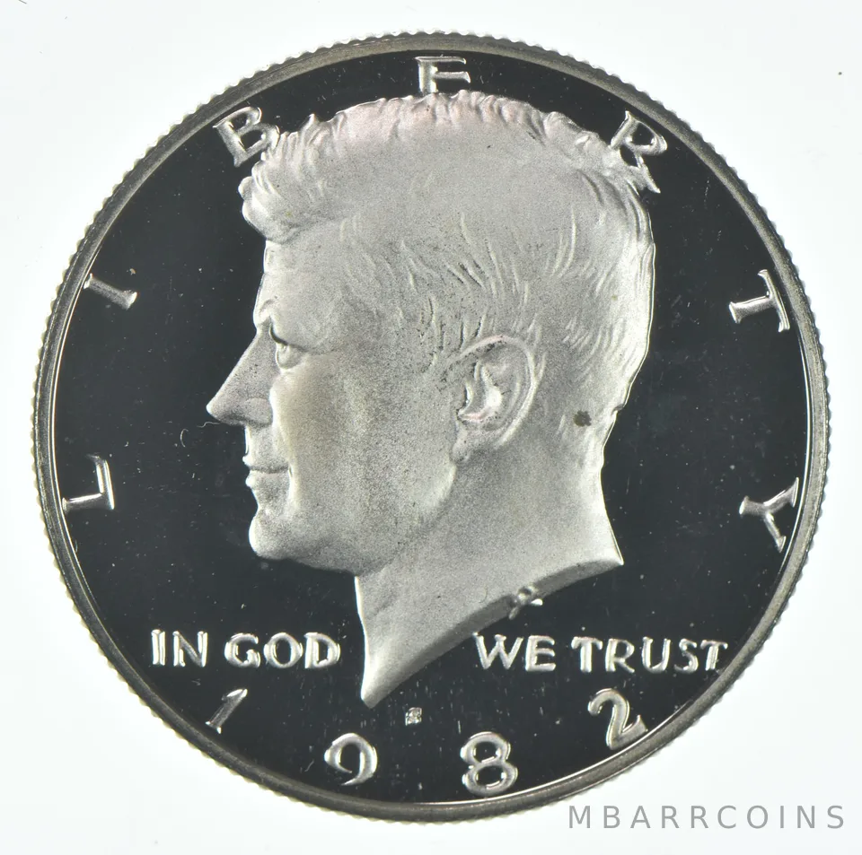 1982-S Kennedy Half Dollar CLAD Proof