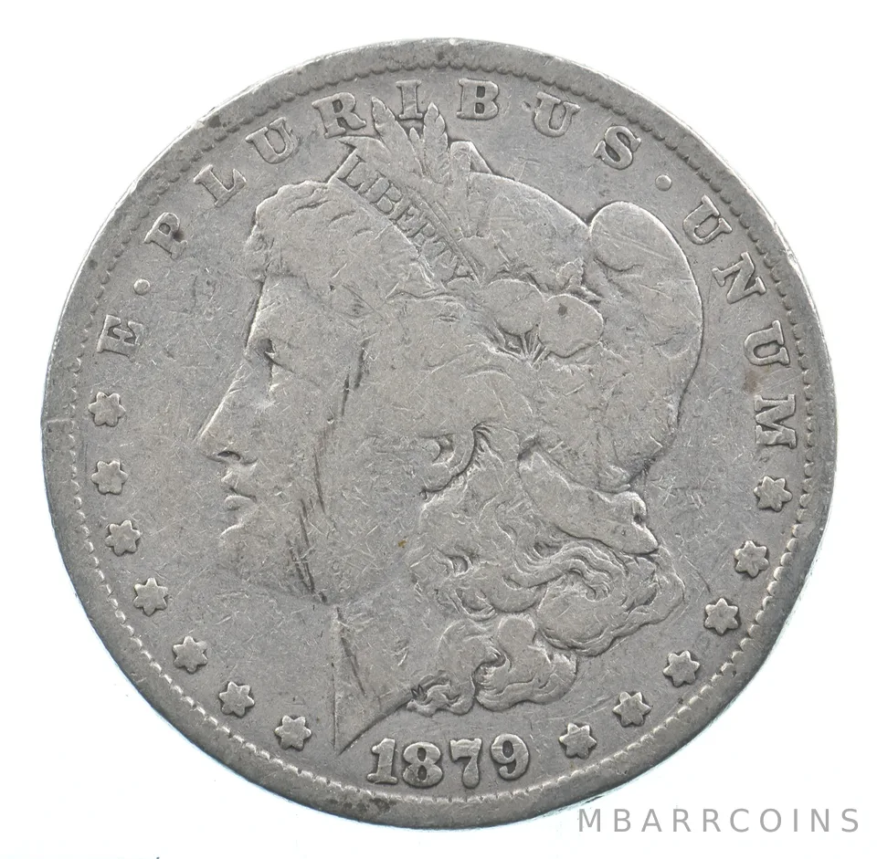 Early - 1879 Morgan Silver Dollar - 90% US Coin *712