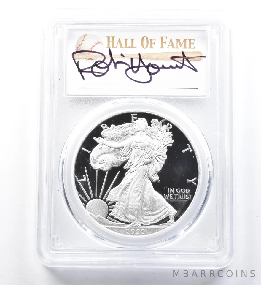 2020-W American Silver Eagle Yount Congratulations FDOI PR70 DCAM PCGS a1288
