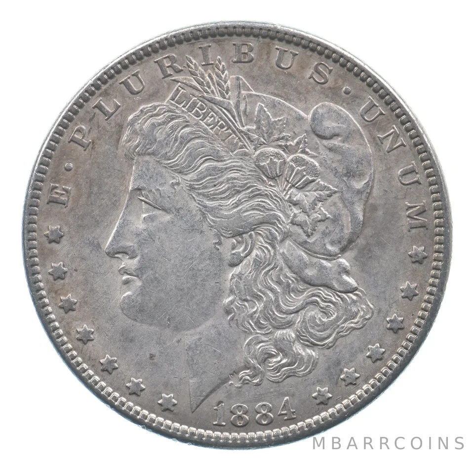 Better 1884 Morgan Silver Dollar - 90% US Coin - Nice Coin *413