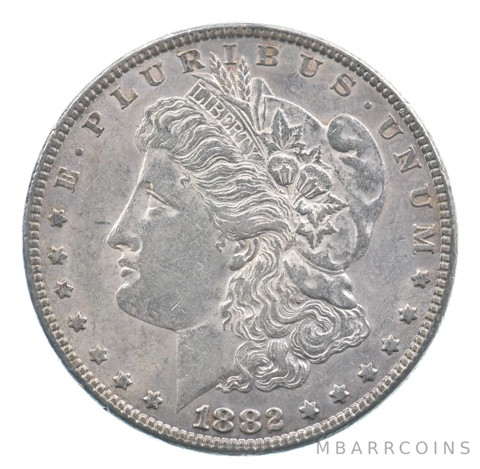Better 1882 Morgan Silver Dollar - 90% US Coin - Nice Coin *419