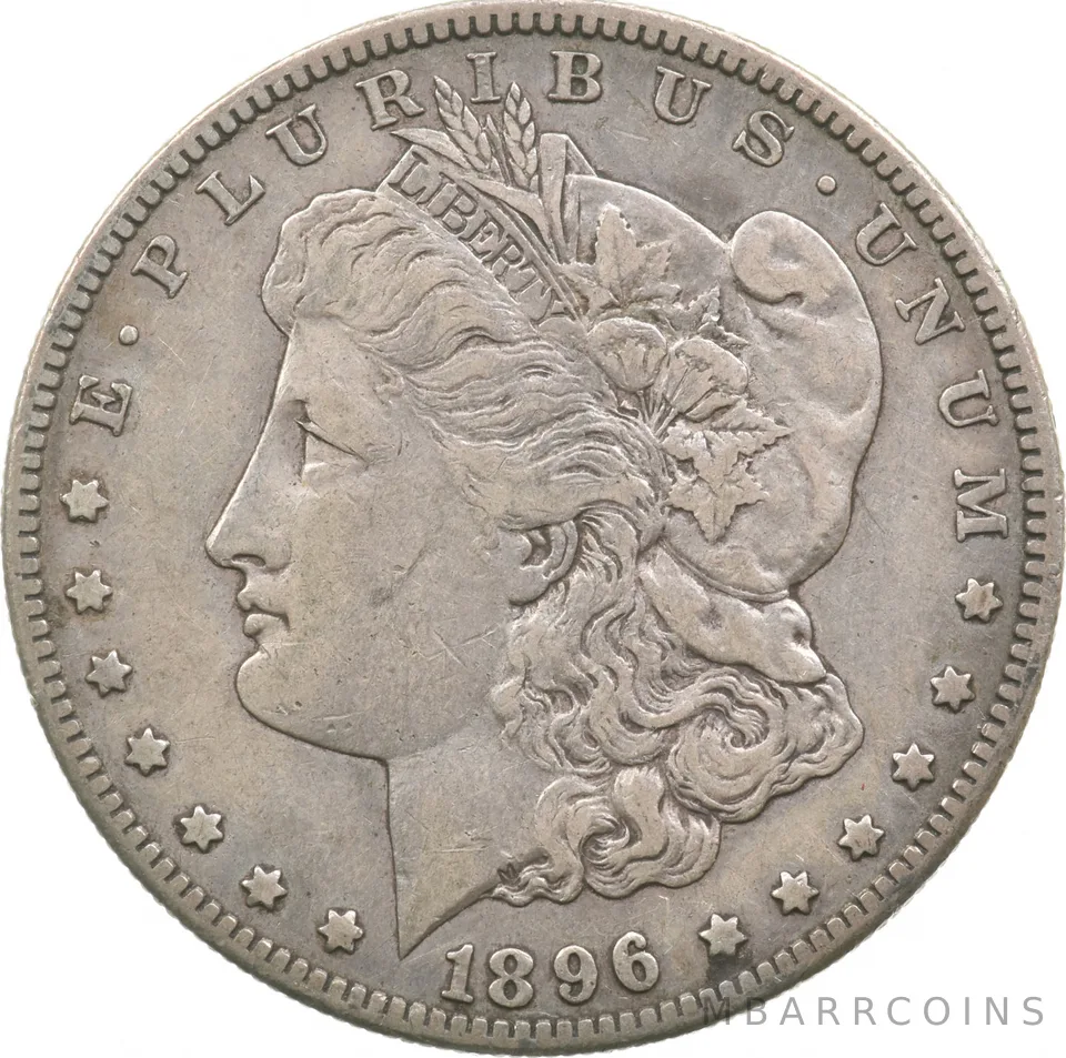 1896-S Morgan Silver Dollar a9198