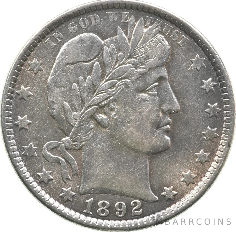 1892 Barber Quarter *4392