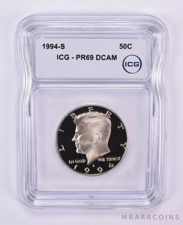 1994-S Kennedy Half Dollar PR69 DCAM ICG