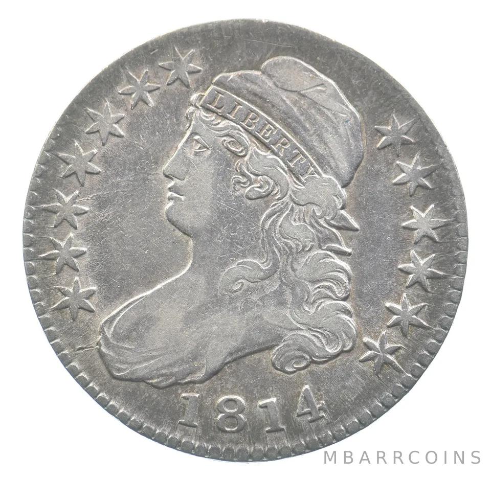 1814 Capped Bust Half Dollar O-104A *7032
